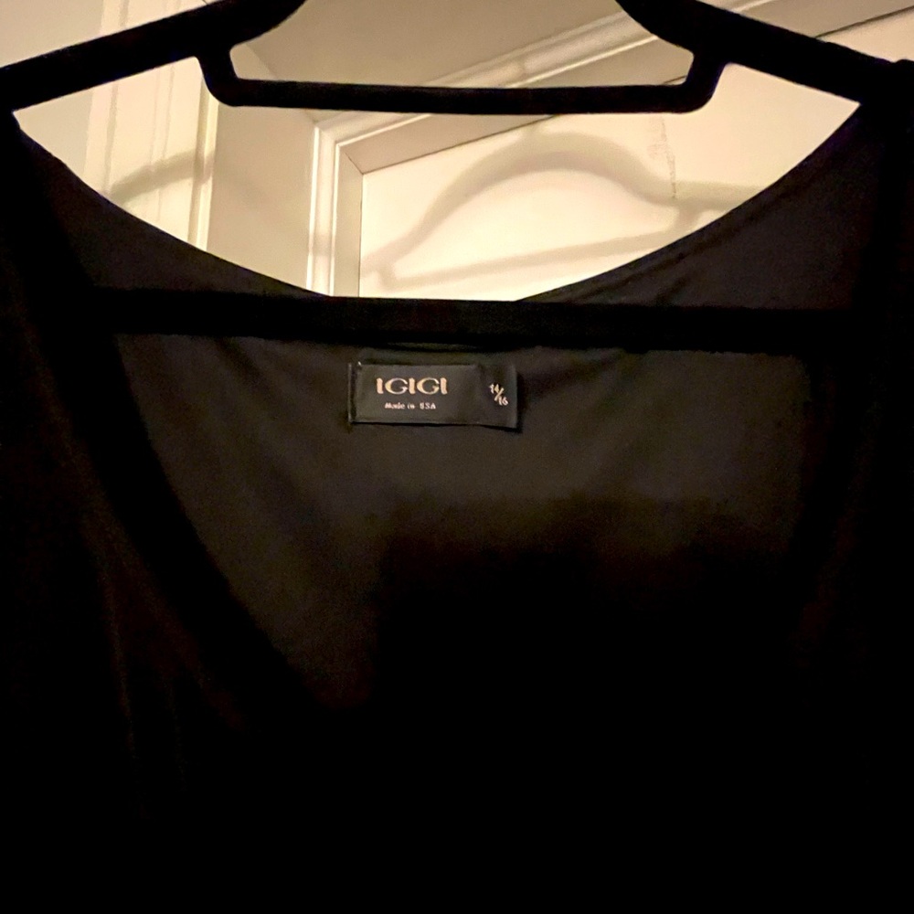 Womens IGIGI Black Cocktail Dress - Picture 3 of 5